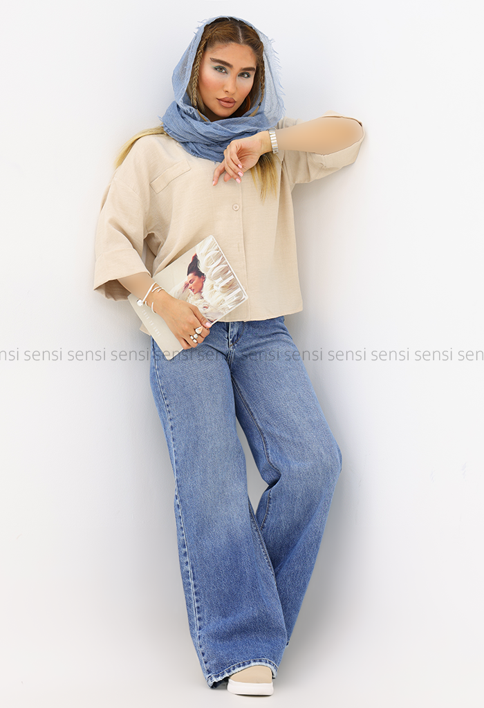 شومیز یقه انگلیسی صوفیا کد1006173